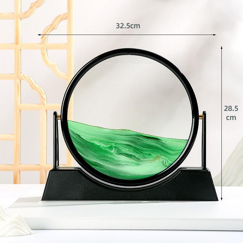Rotating Flow Sand Painting