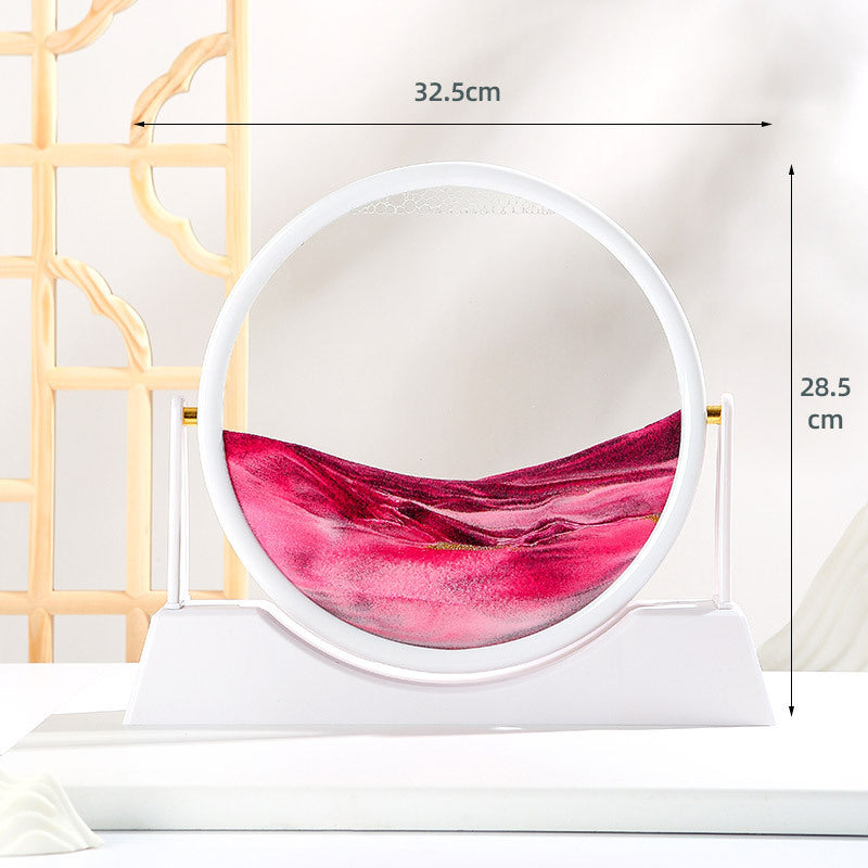 Rotating Flow Sand Painting