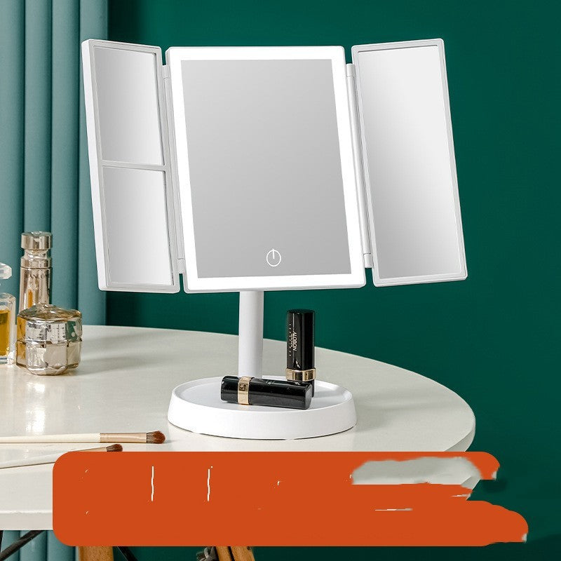 Home Led Shell HD Makeup Mirror