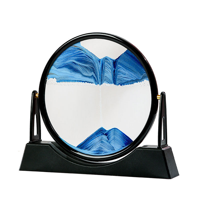 Rotating Flow Sand Painting