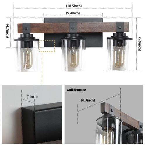 Rustic Bathroom Lamps
