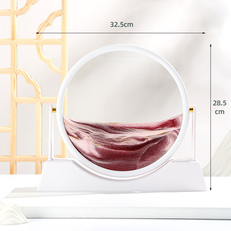 Rotating Flow Sand Painting