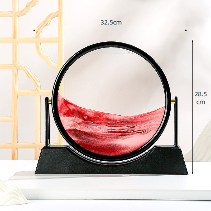 Rotating Flow Sand Painting