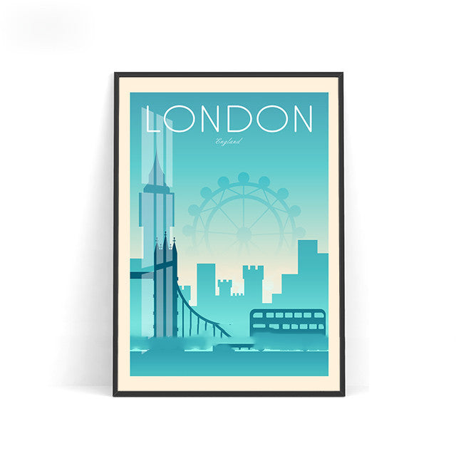 Fashion Travel Printing Posters