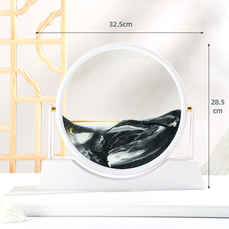 Rotating Flow Sand Painting