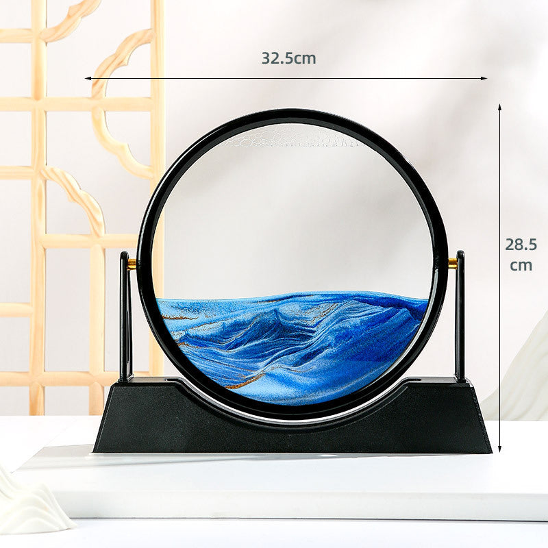 Rotating Flow Sand Painting