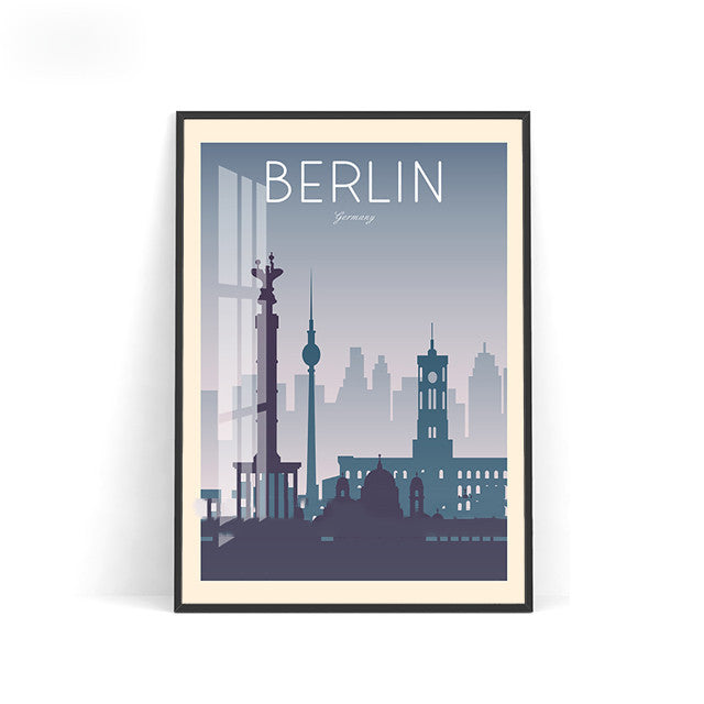Fashion Travel Printing Posters