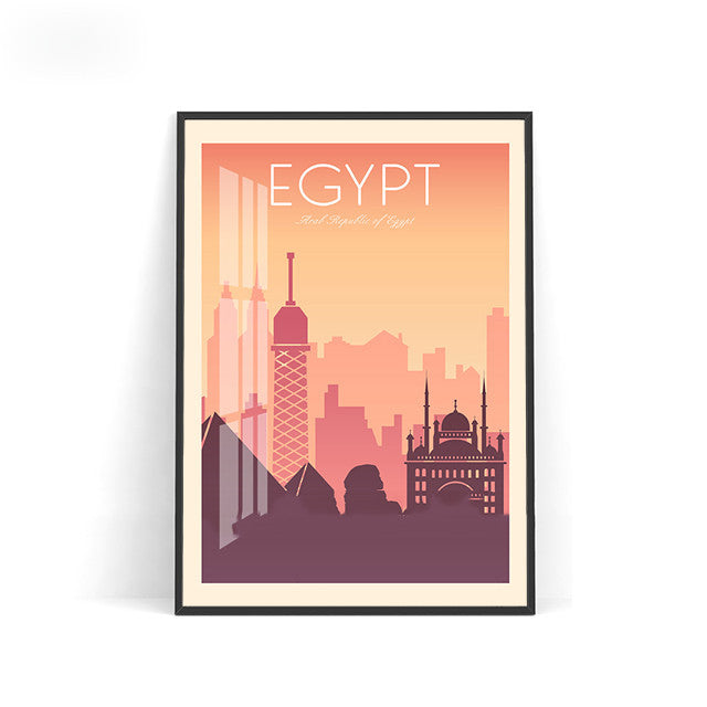Fashion Travel Printing Posters