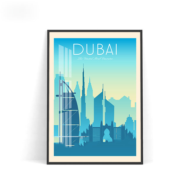 Fashion Travel Printing Posters