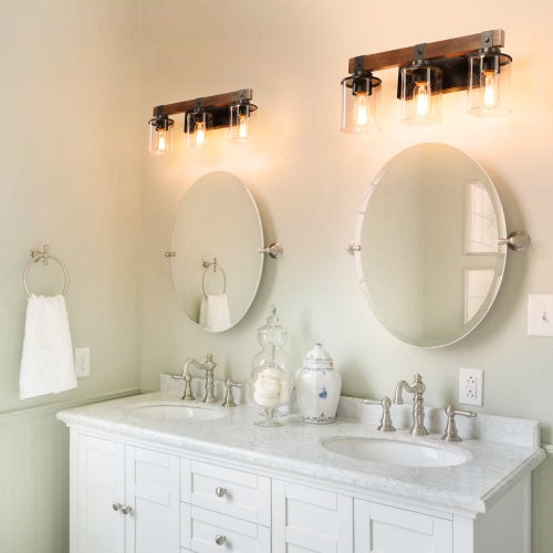 Rustic Bathroom Lamps