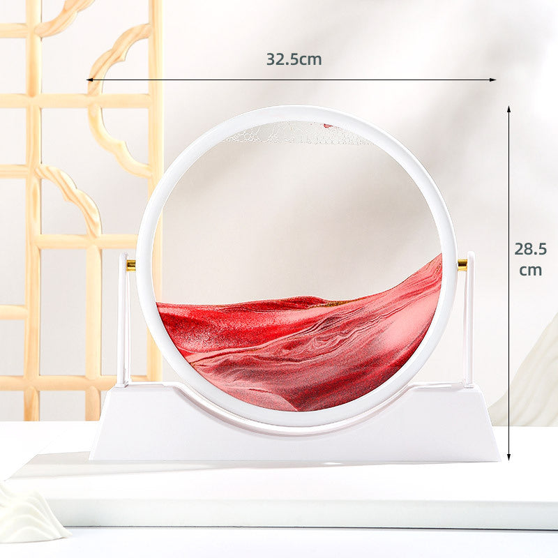 Rotating Flow Sand Painting
