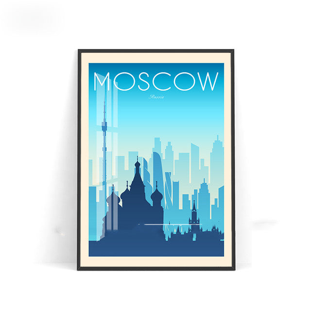 Fashion Travel Printing Posters