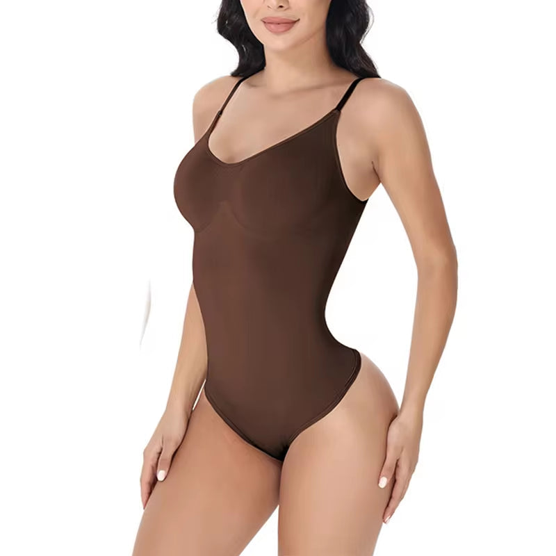 V Neck Bodysuit Tummy Control Body Shaper VAura™ Bodysuit