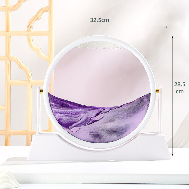 Rotating Flow Sand Painting