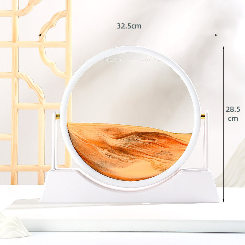 Rotating Flow Sand Painting