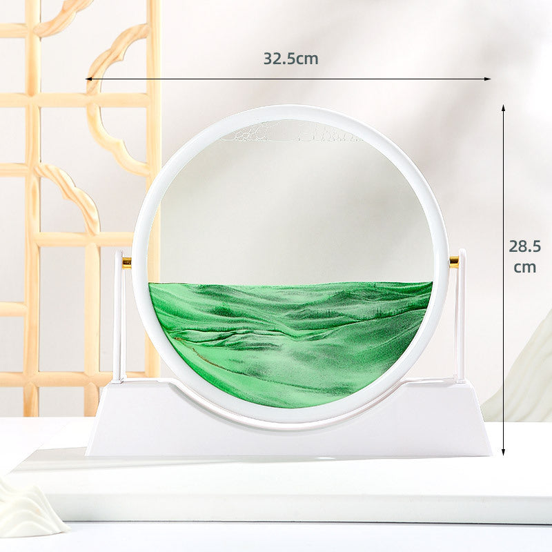 Rotating Flow Sand Painting