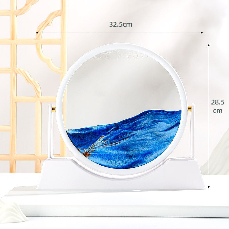 Rotating Flow Sand Painting