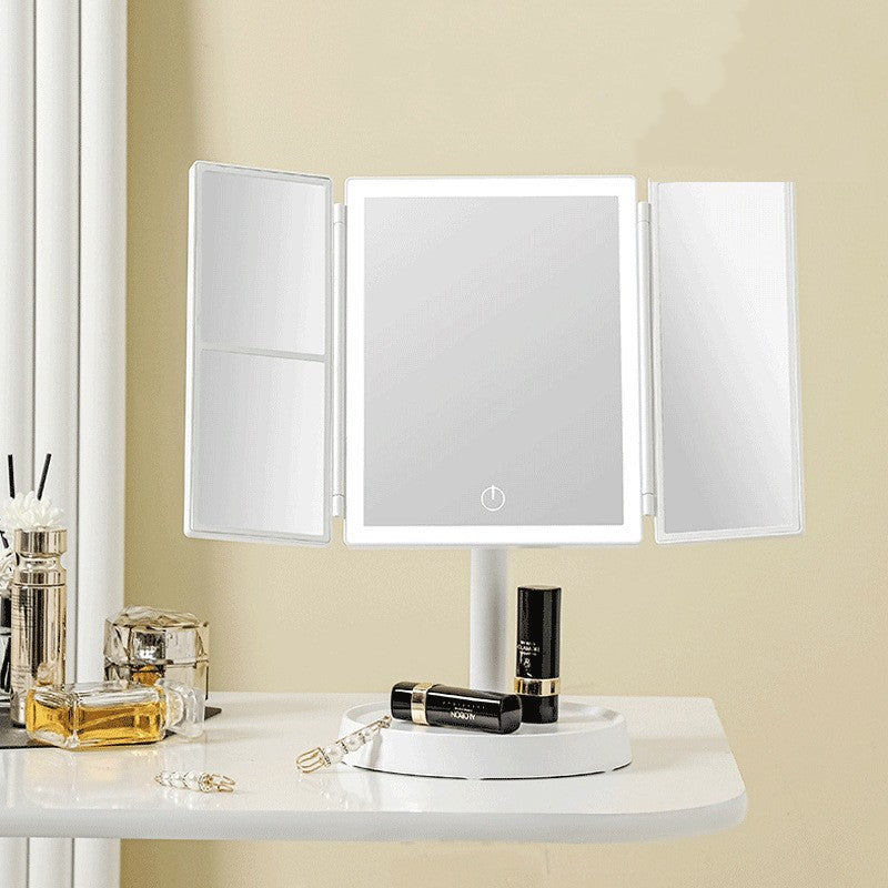 Home Led Shell HD Makeup Mirror