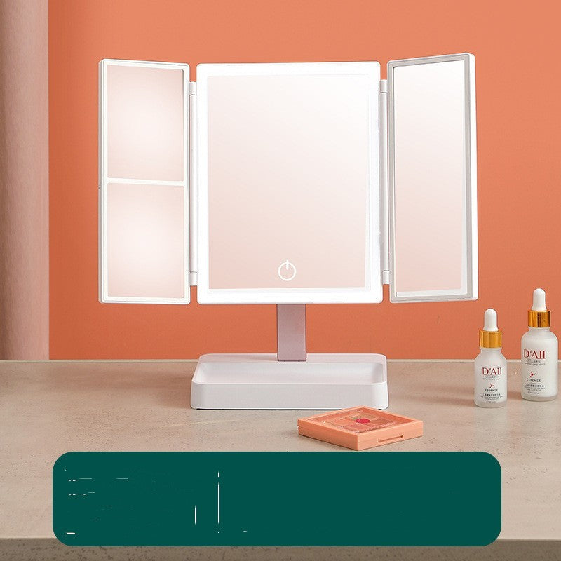 Home Led Shell HD Makeup Mirror