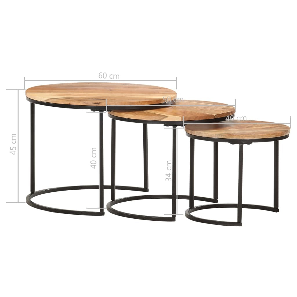 vidaXL Nesting Tables